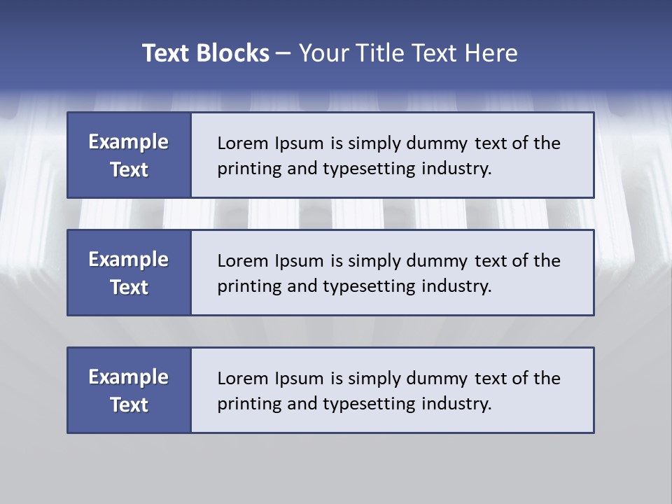 White Radiator PowerPoint Template