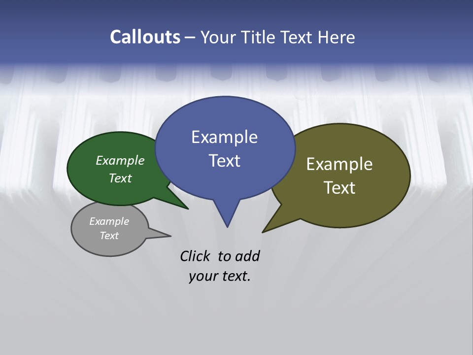 White Radiator PowerPoint Template