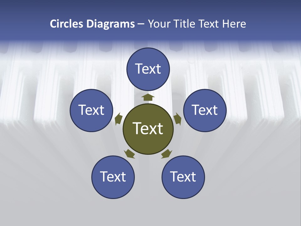 White Radiator PowerPoint Template