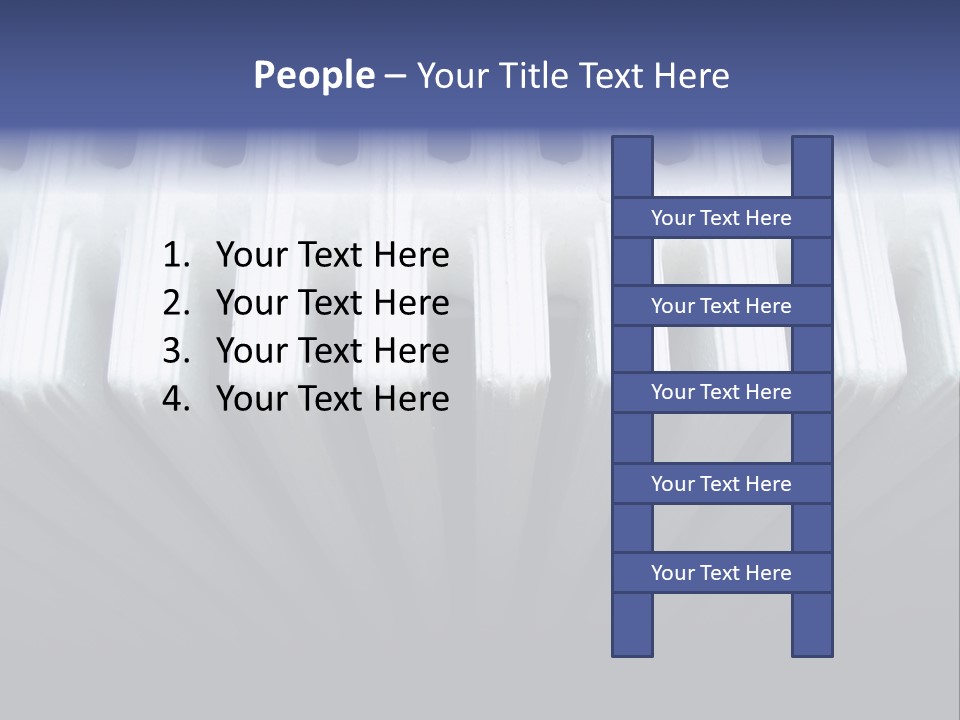 White Radiator PowerPoint Template