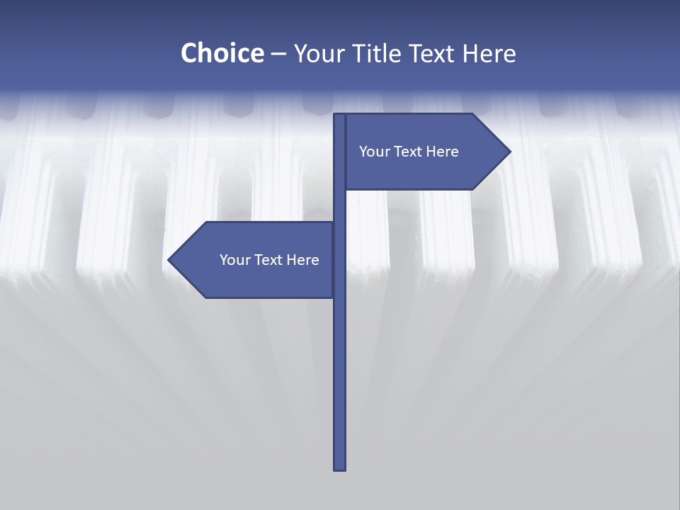 White Radiator PowerPoint Template