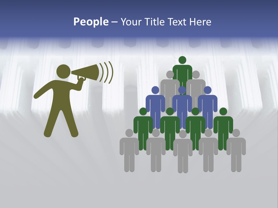 White Radiator PowerPoint Template