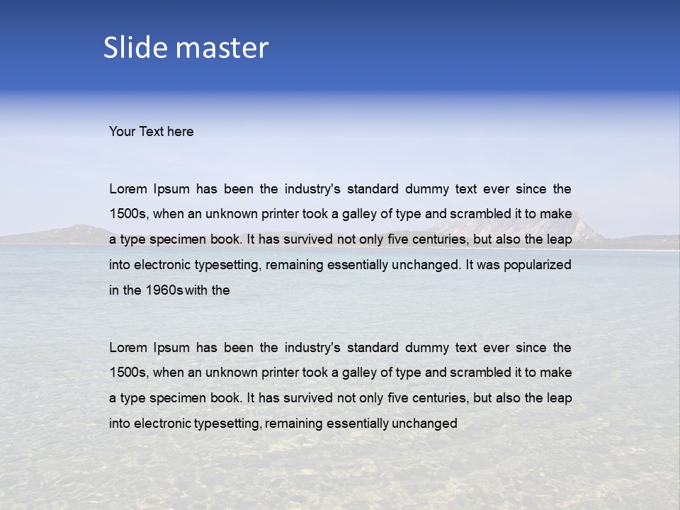 Sardinia PowerPoint Template