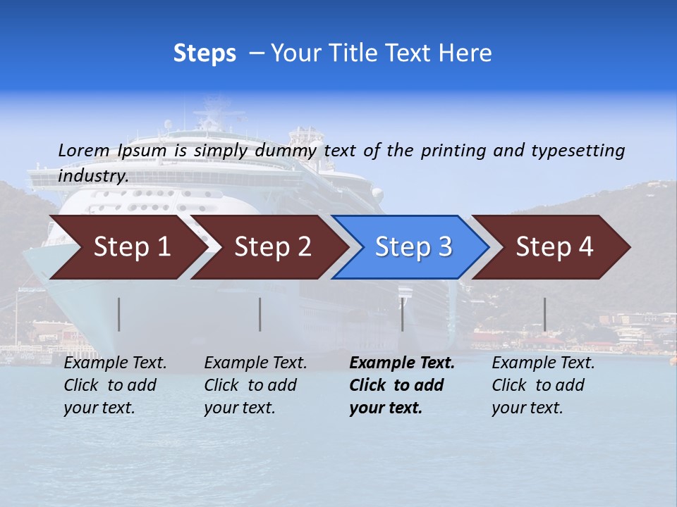 Cruise Ship PowerPoint Template