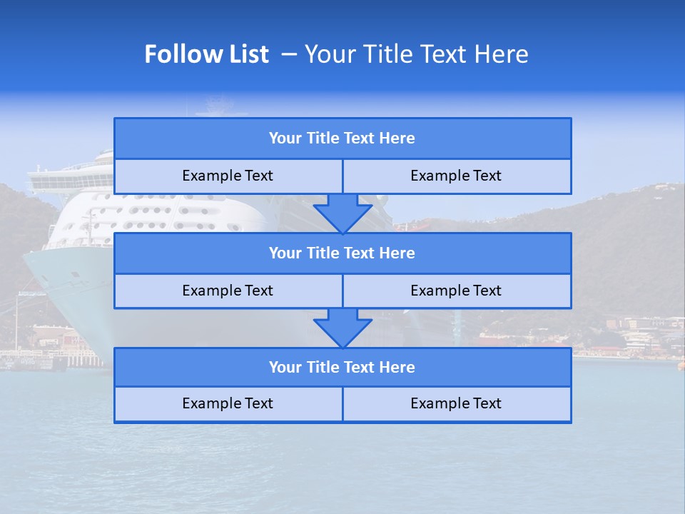 Cruise Ship PowerPoint Template