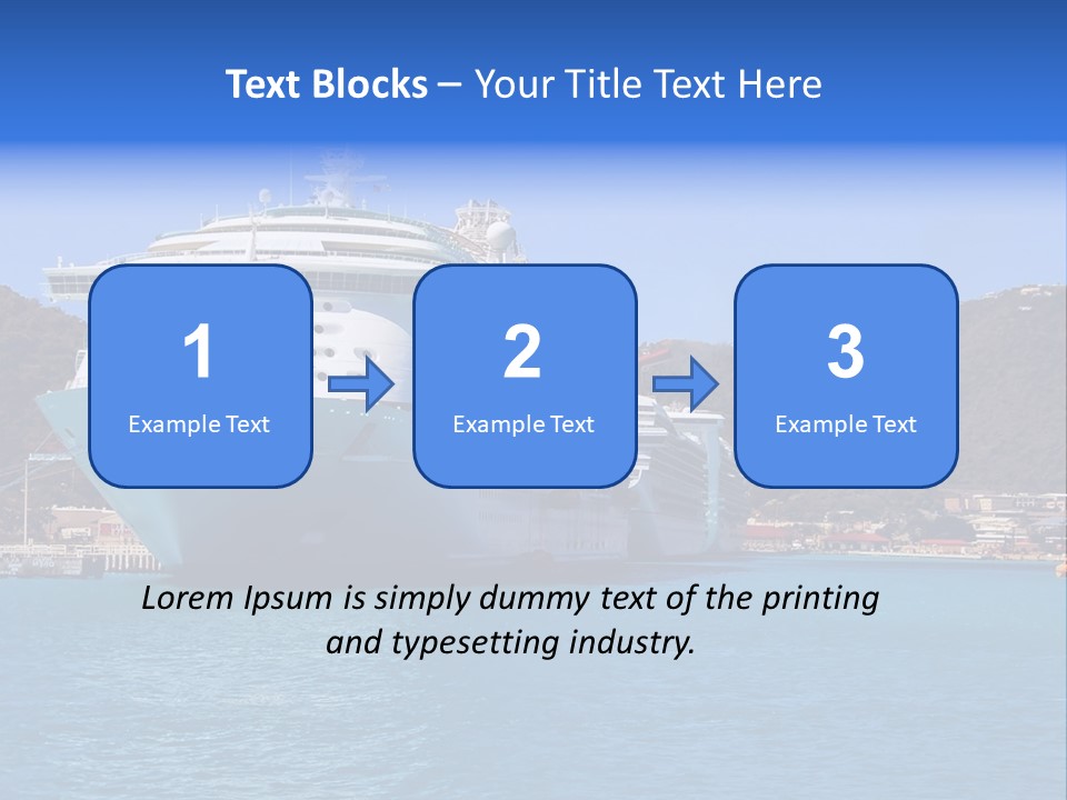 Cruise Ship PowerPoint Template