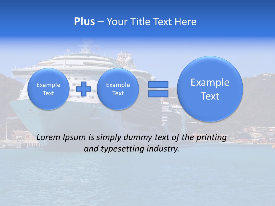 Cruise Ship PowerPoint Template