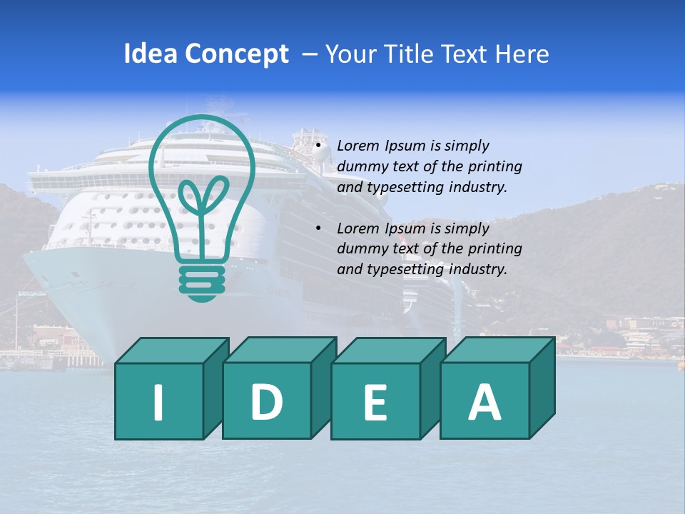 Cruise Ship PowerPoint Template