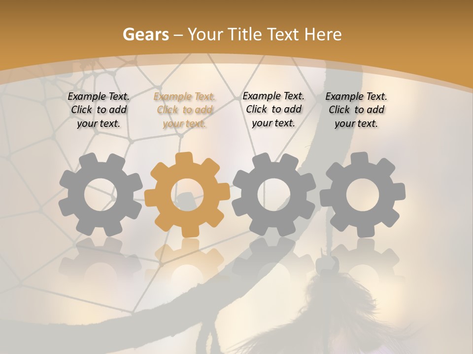 A Fast Sports Car Isolated On A White Background PowerPoint Template