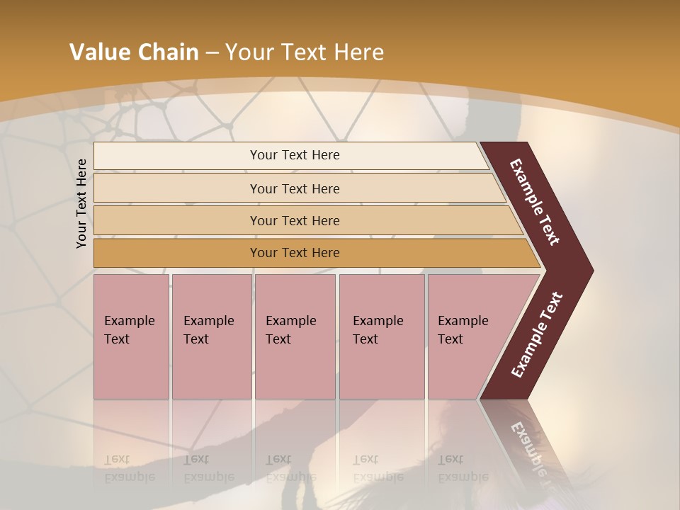 A Fast Sports Car Isolated On A White Background PowerPoint Template