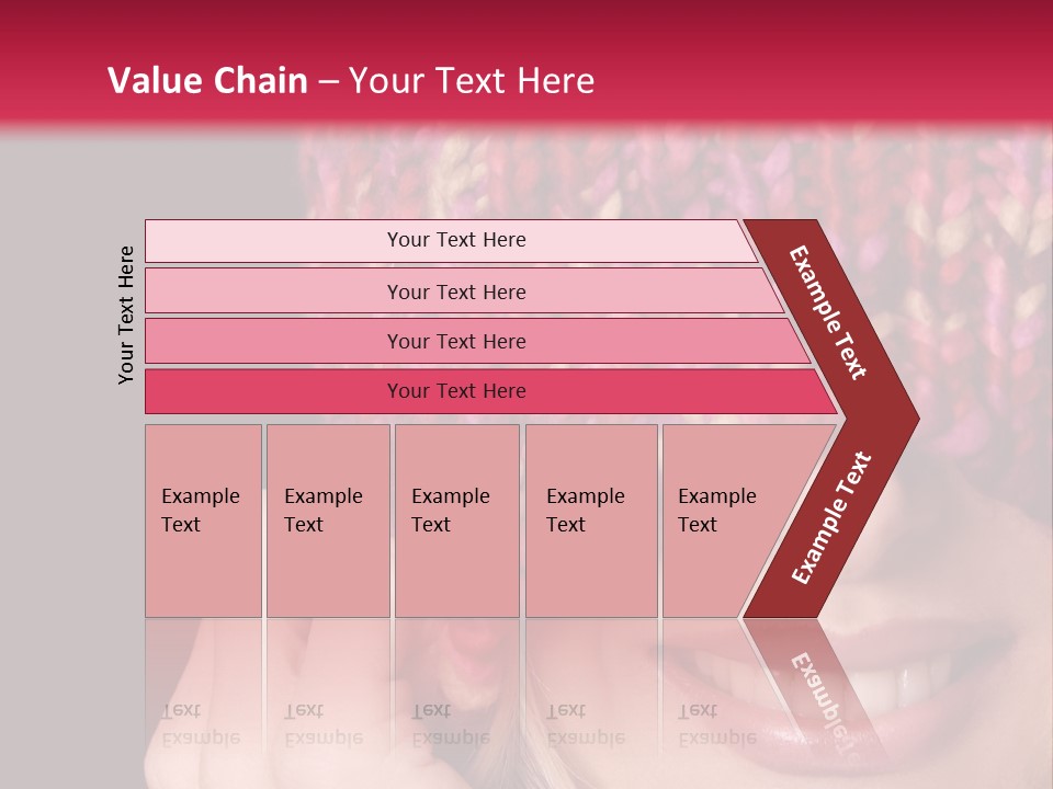 Girl Pulls Woollen Beanie Over Face In Playful Manner PowerPoint Template