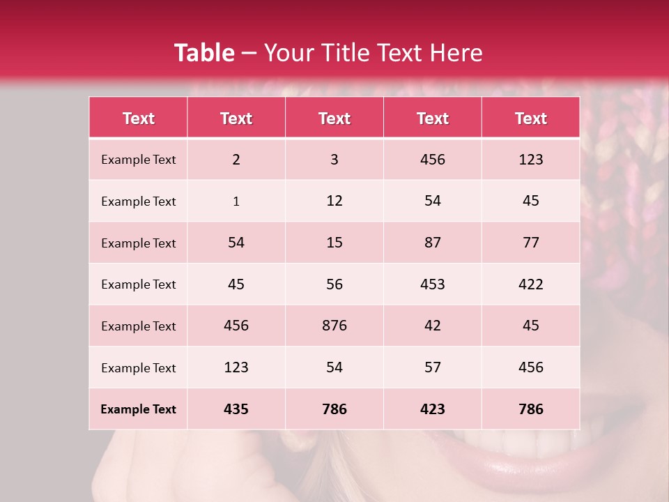 Girl Pulls Woollen Beanie Over Face In Playful Manner PowerPoint Template