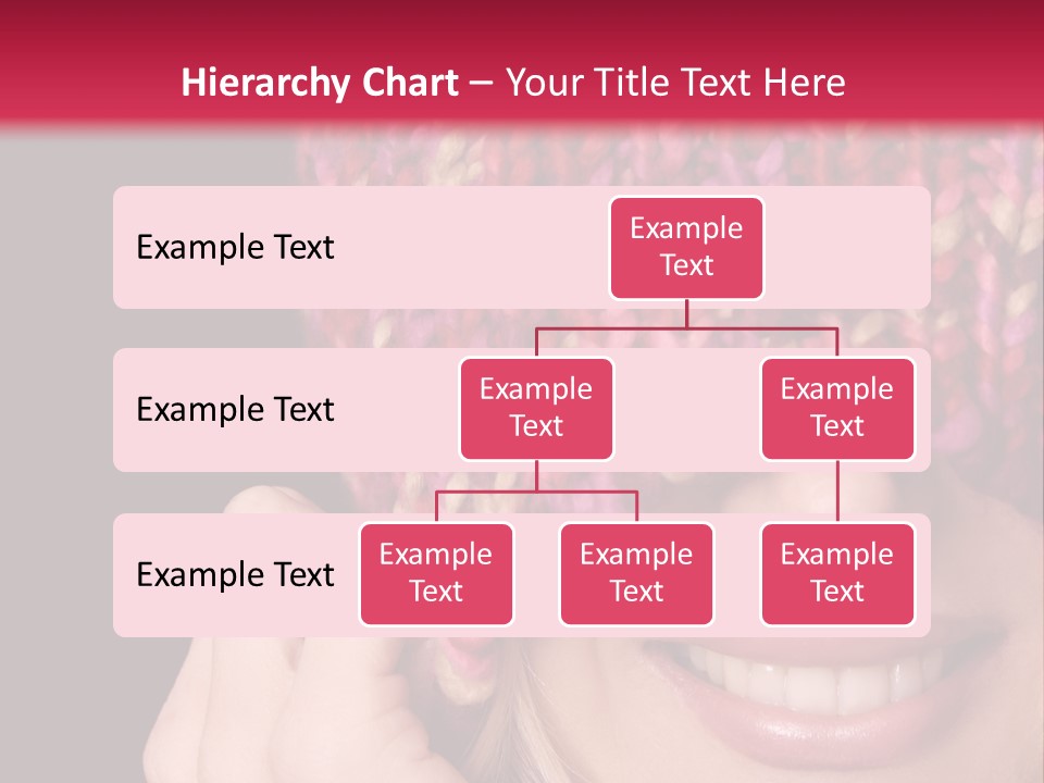 Girl Pulls Woollen Beanie Over Face In Playful Manner PowerPoint Template
