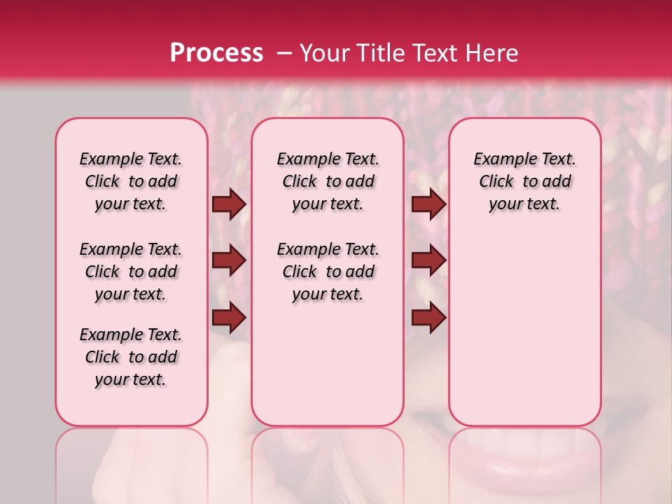 Girl Pulls Woollen Beanie Over Face In Playful Manner PowerPoint Template