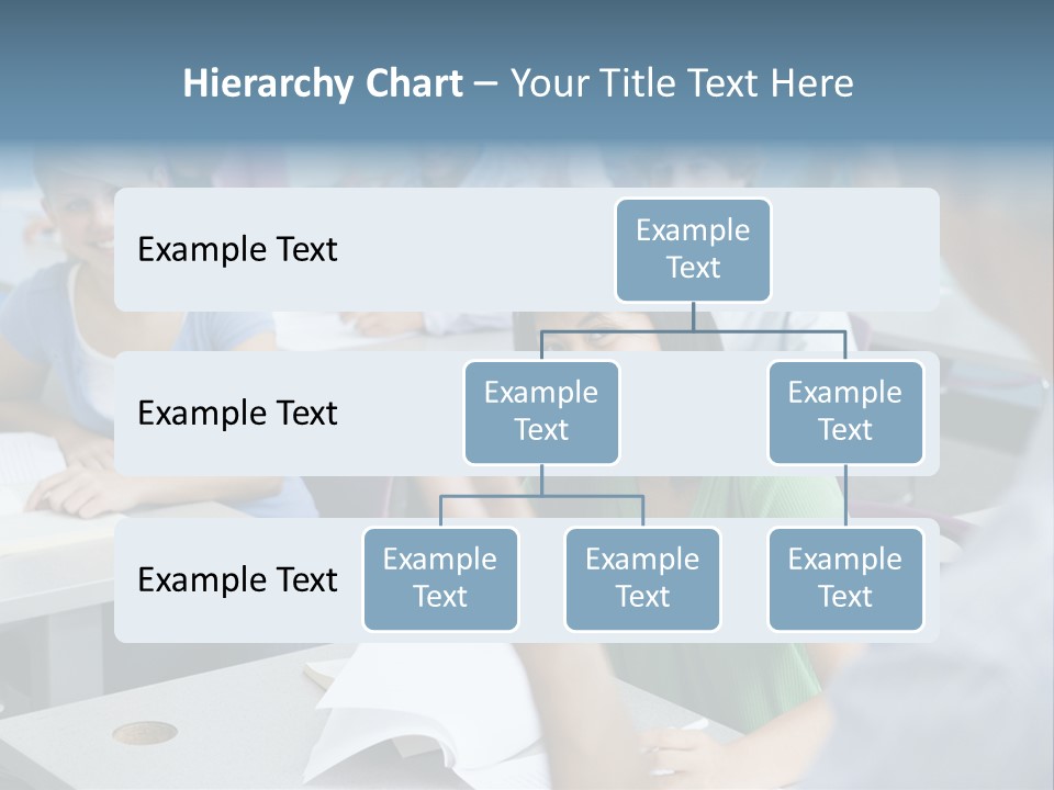 Group Of High School Students Listening To Teacher In Classroom PowerPoint Template