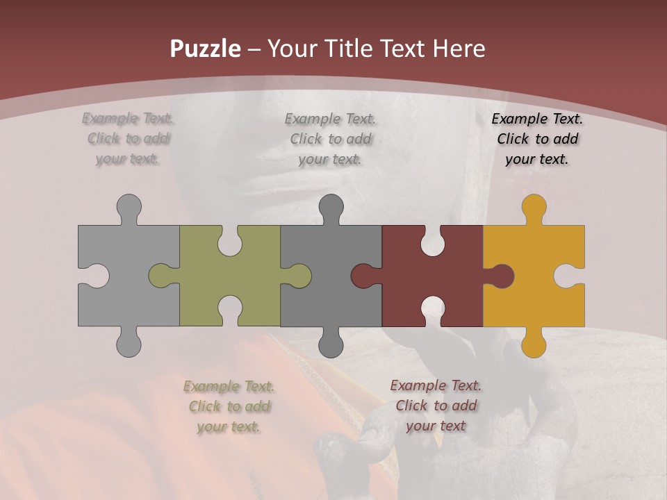 Stone Buddha Making Ok Sign From The Temple Of Nakhon Pathom, Thailand PowerPoint Template