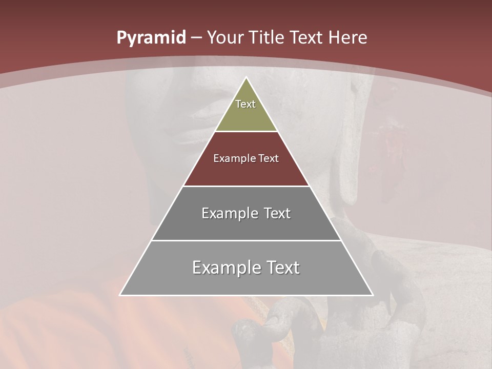 Stone Buddha Making Ok Sign From The Temple Of Nakhon Pathom, Thailand PowerPoint Template