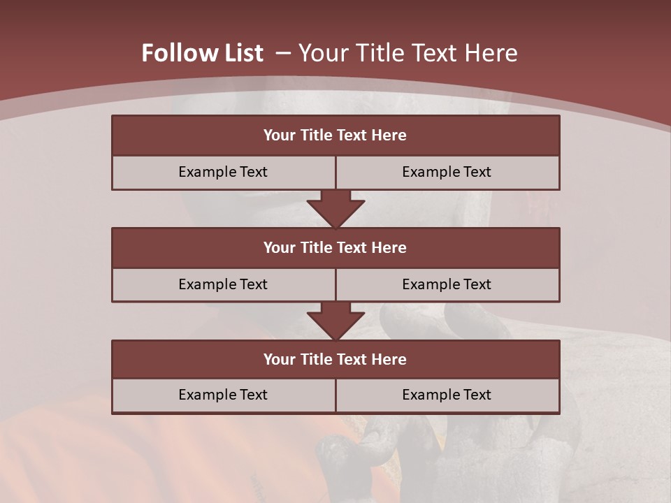 Stone Buddha Making Ok Sign From The Temple Of Nakhon Pathom, Thailand PowerPoint Template