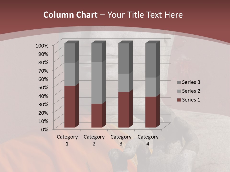 Stone Buddha Making Ok Sign From The Temple Of Nakhon Pathom, Thailand PowerPoint Template