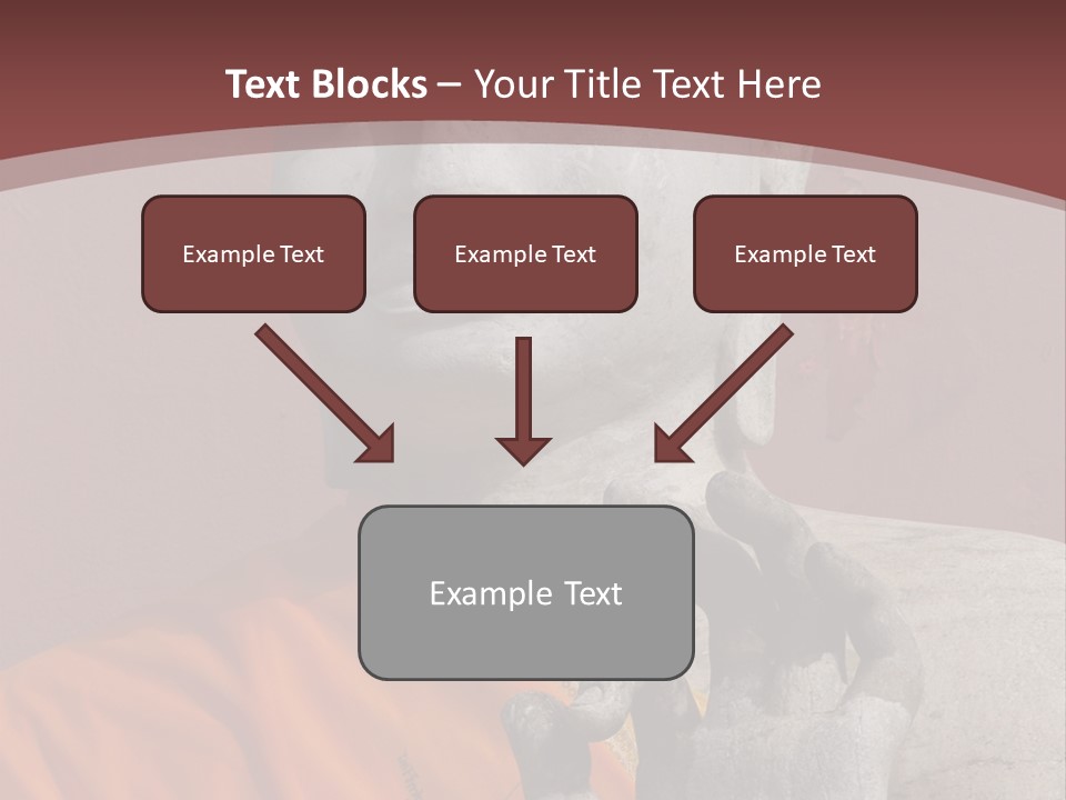 Stone Buddha Making Ok Sign From The Temple Of Nakhon Pathom, Thailand PowerPoint Template