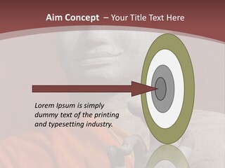 Stone Buddha Making Ok Sign From The Temple Of Nakhon Pathom, Thailand PowerPoint Template