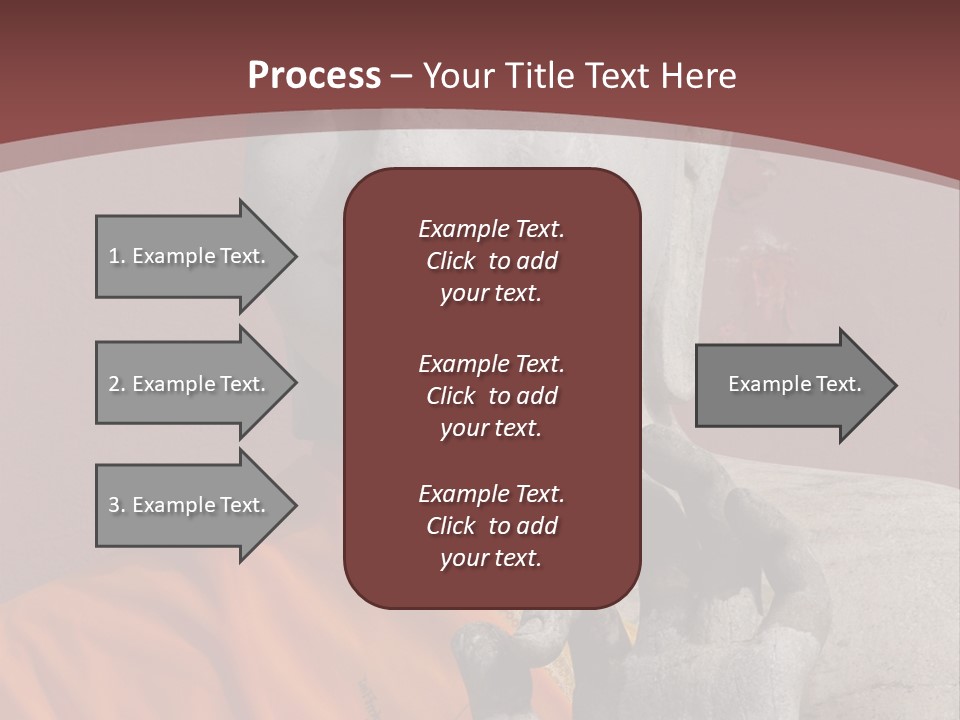 Stone Buddha Making Ok Sign From The Temple Of Nakhon Pathom, Thailand PowerPoint Template
