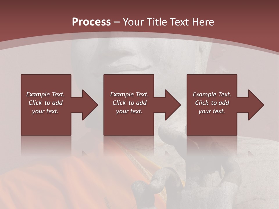 Stone Buddha Making Ok Sign From The Temple Of Nakhon Pathom, Thailand PowerPoint Template