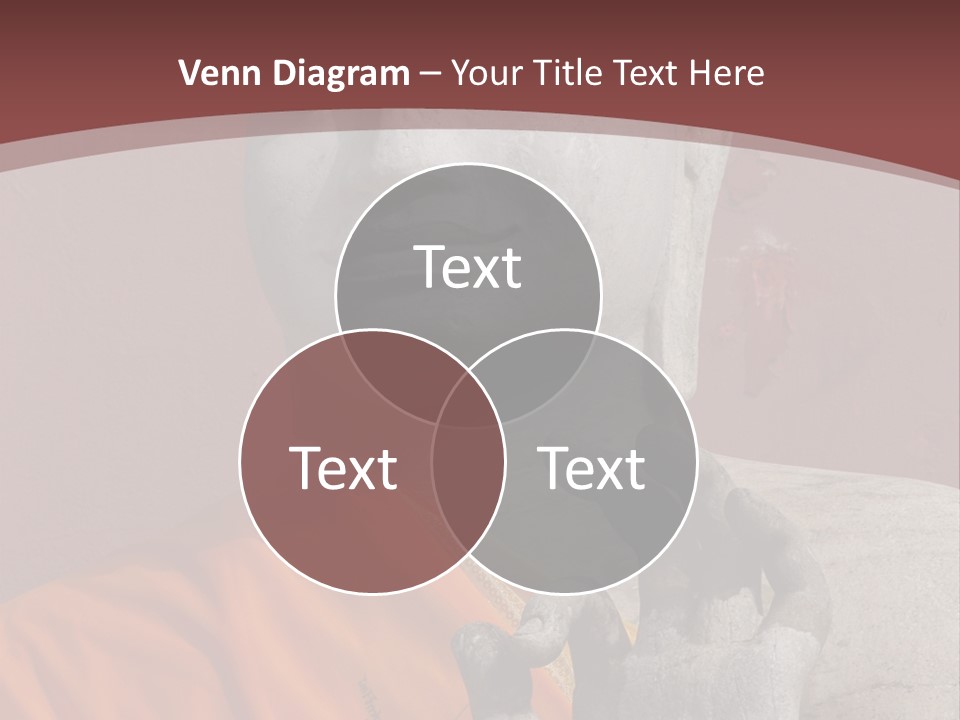 Stone Buddha Making Ok Sign From The Temple Of Nakhon Pathom, Thailand PowerPoint Template