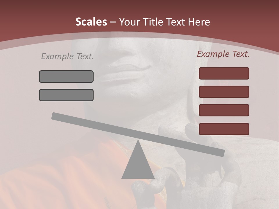 Stone Buddha Making Ok Sign From The Temple Of Nakhon Pathom, Thailand PowerPoint Template