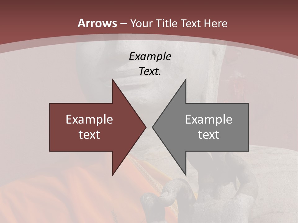 Stone Buddha Making Ok Sign From The Temple Of Nakhon Pathom, Thailand PowerPoint Template