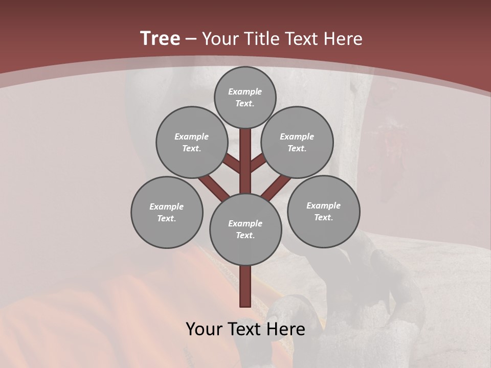 Stone Buddha Making Ok Sign From The Temple Of Nakhon Pathom, Thailand PowerPoint Template