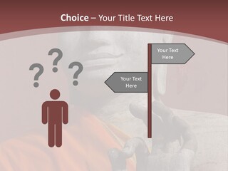 Stone Buddha Making Ok Sign From The Temple Of Nakhon Pathom, Thailand PowerPoint Template