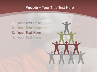 Stone Buddha Making Ok Sign From The Temple Of Nakhon Pathom, Thailand PowerPoint Template