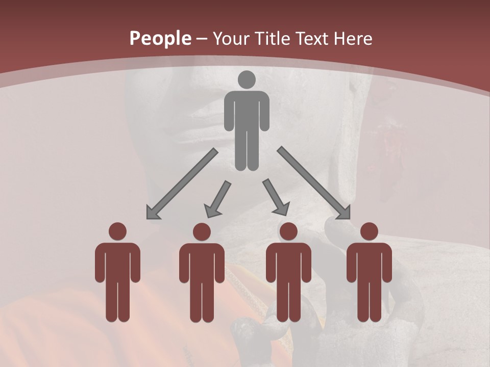 Stone Buddha Making Ok Sign From The Temple Of Nakhon Pathom, Thailand PowerPoint Template