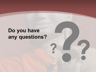 Stone Buddha Making Ok Sign From The Temple Of Nakhon Pathom, Thailand PowerPoint Template