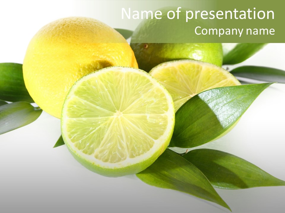 Green Lime PowerPoint Template