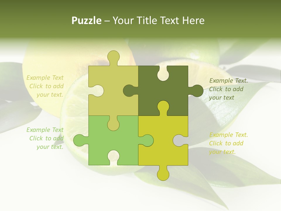 Green Lime PowerPoint Template