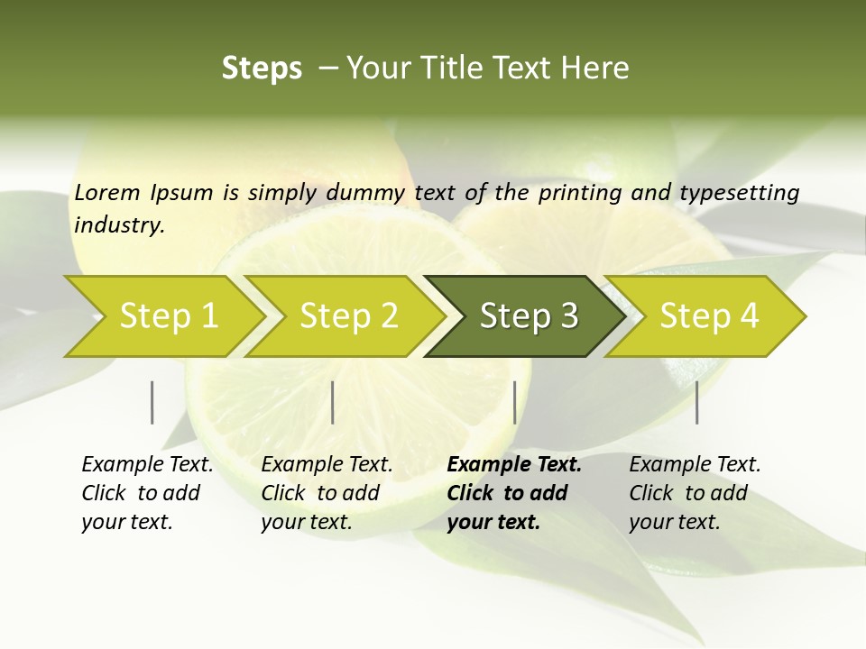 Green Lime PowerPoint Template