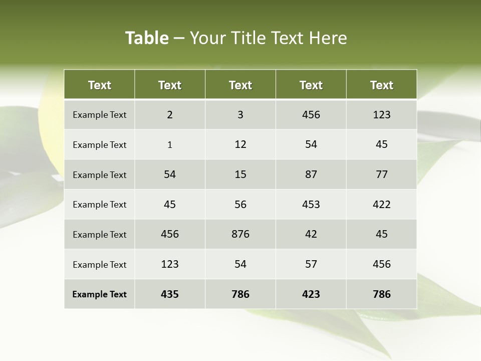 Green Lime PowerPoint Template