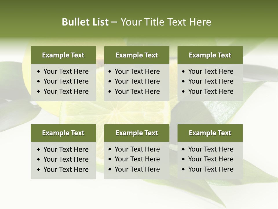 Green Lime PowerPoint Template