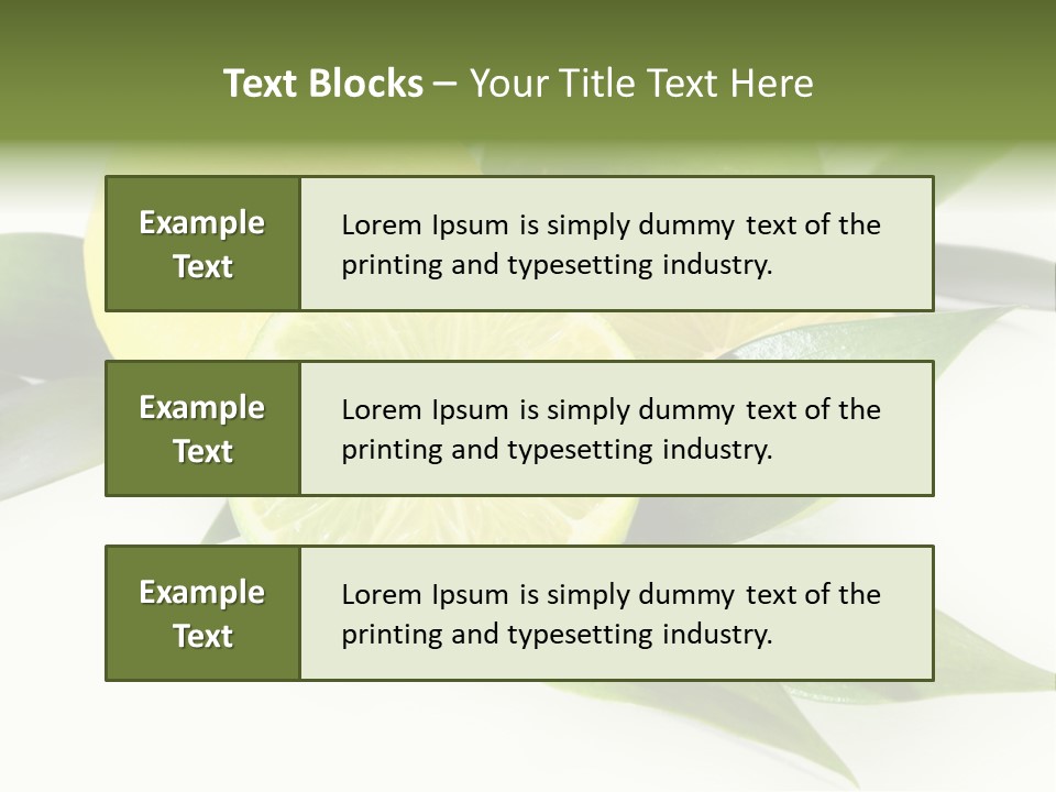 Green Lime PowerPoint Template