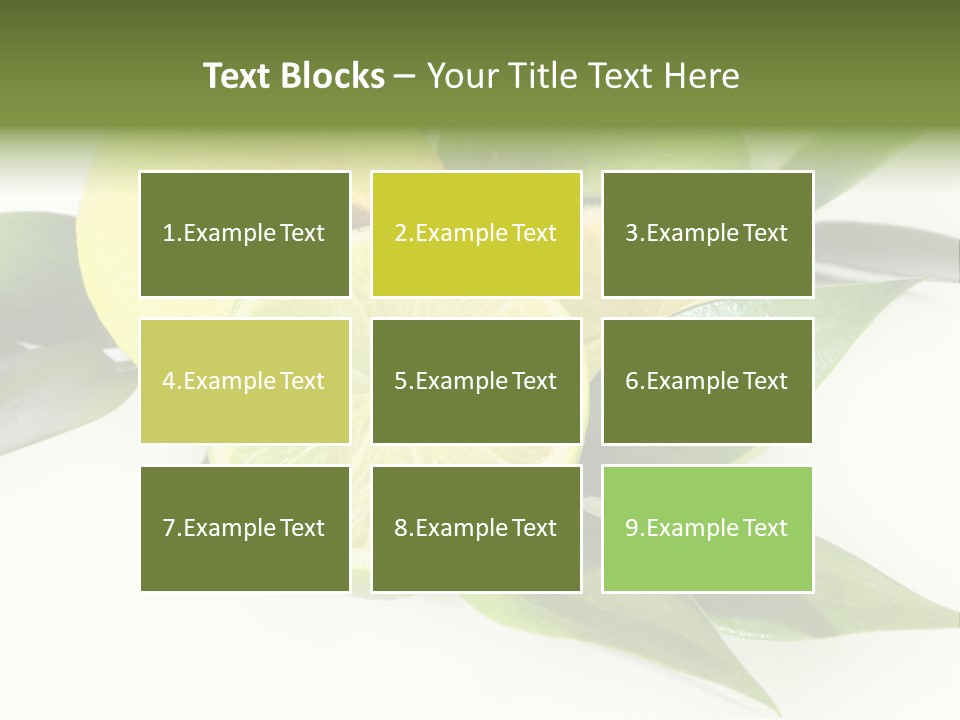 Green Lime PowerPoint Template
