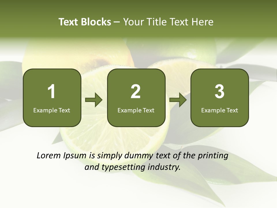 Green Lime PowerPoint Template