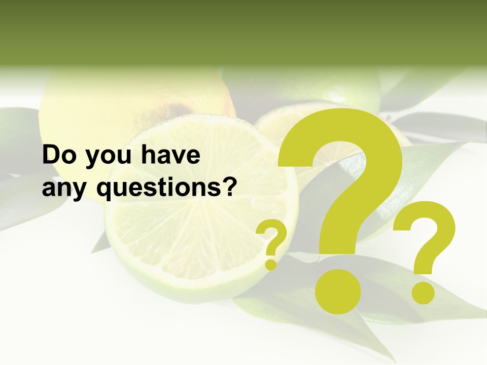 Green Lime PowerPoint Template