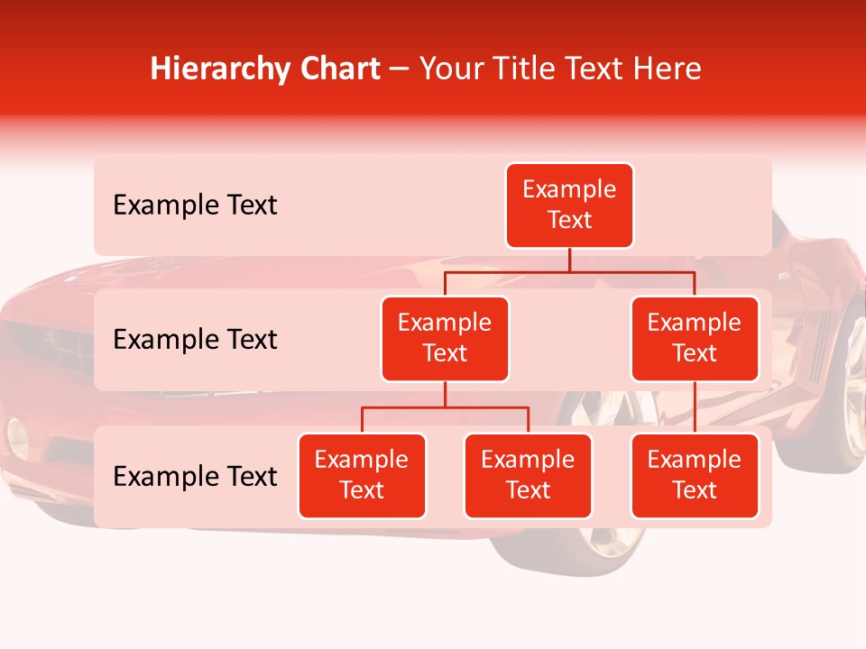 A Fast Sports Car Isolated On A White Background PowerPoint Template