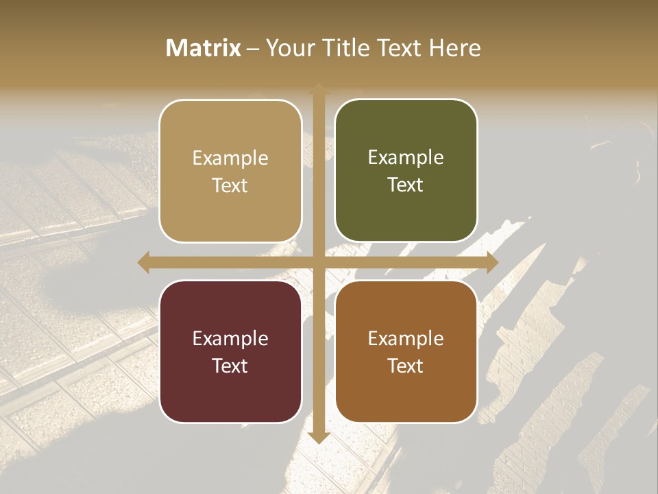 Shadows Of People Walking In A Street Of The City. The Afternoon Sun Gives A Warm And Dramatic Light. PowerPoint Template