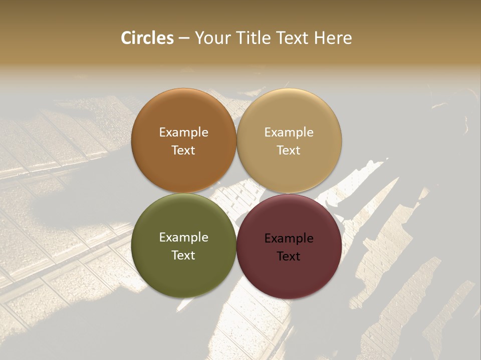 Shadows Of People Walking In A Street Of The City. The Afternoon Sun Gives A Warm And Dramatic Light. PowerPoint Template