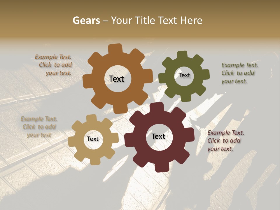 Shadows Of People Walking In A Street Of The City. The Afternoon Sun Gives A Warm And Dramatic Light. PowerPoint Template