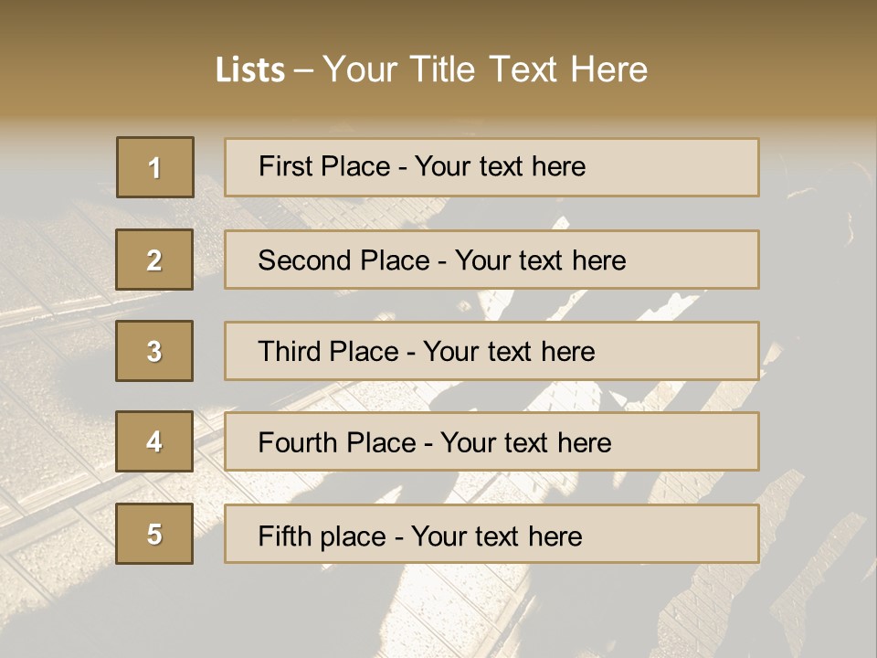 Shadows Of People Walking In A Street Of The City. The Afternoon Sun Gives A Warm And Dramatic Light. PowerPoint Template