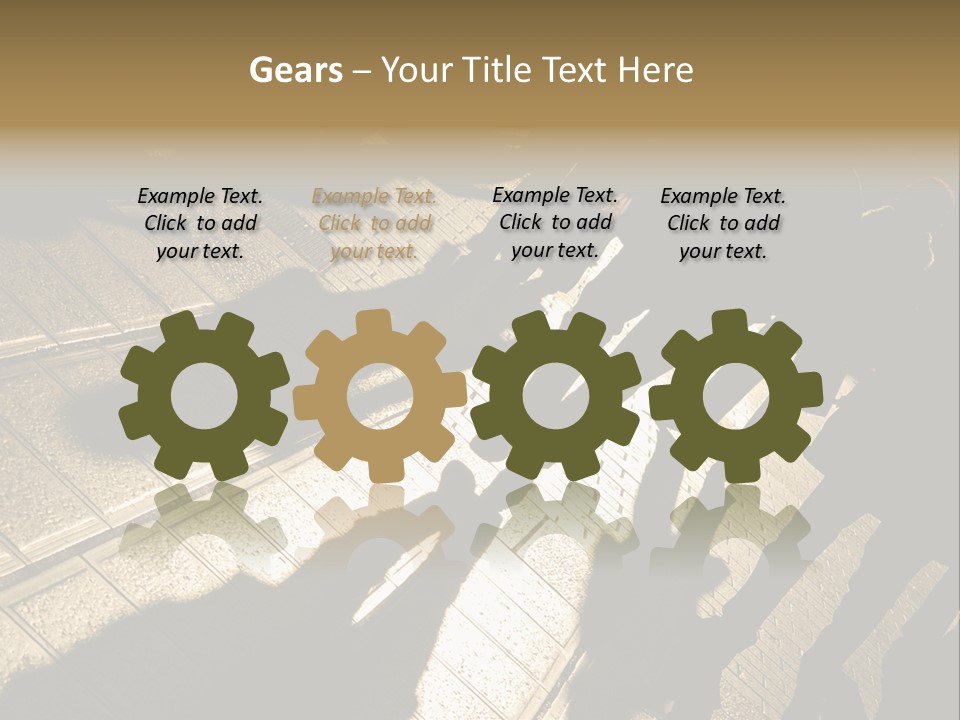 Shadows Of People Walking In A Street Of The City. The Afternoon Sun Gives A Warm And Dramatic Light. PowerPoint Template